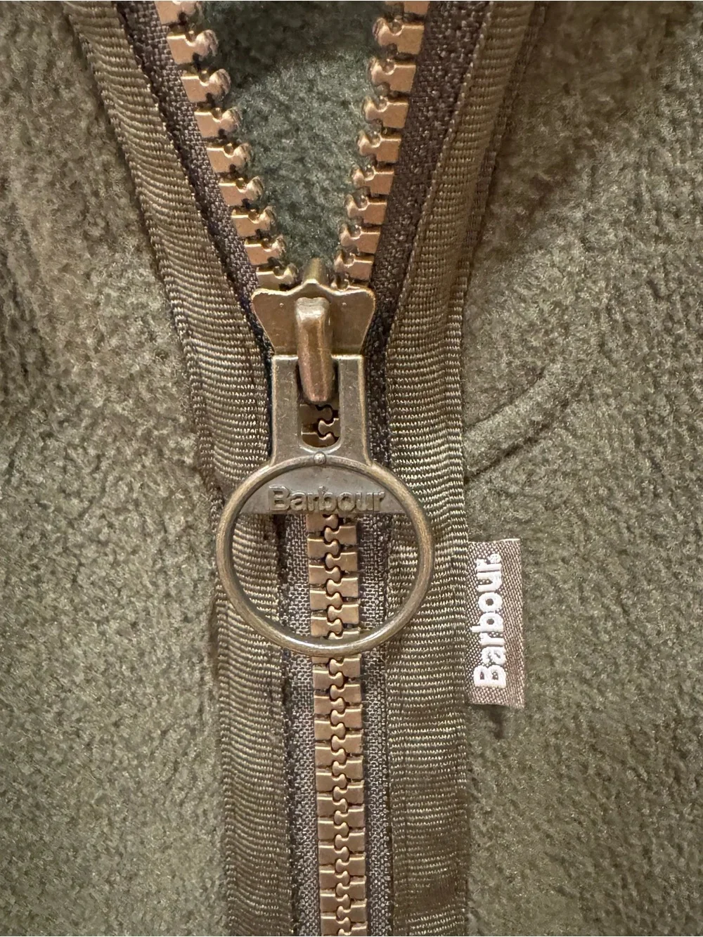 NEW Barbour Langdale Gilet Fleece Vest - XL - Olive